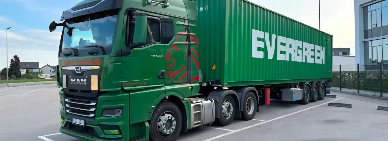 Kamion FRANC TRANSPORT na cestě